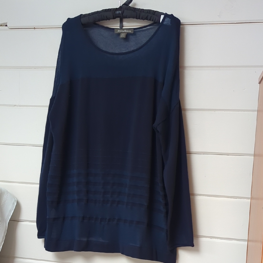 Tommy Bahama Navy Long Sleeve Top
